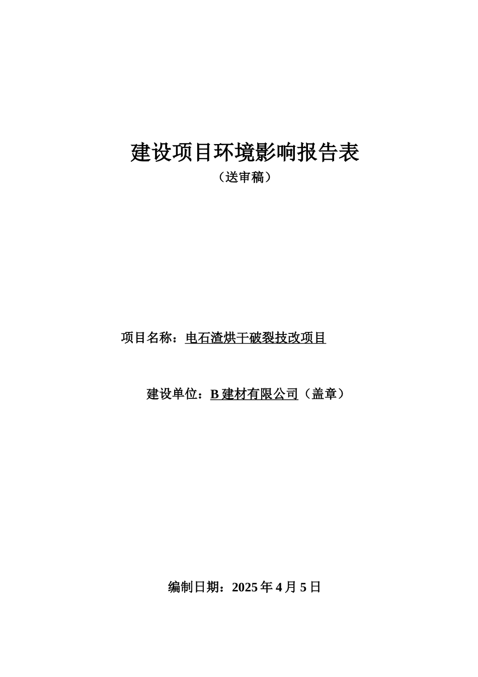 某公司电石渣综合利用项目报告表_第2页