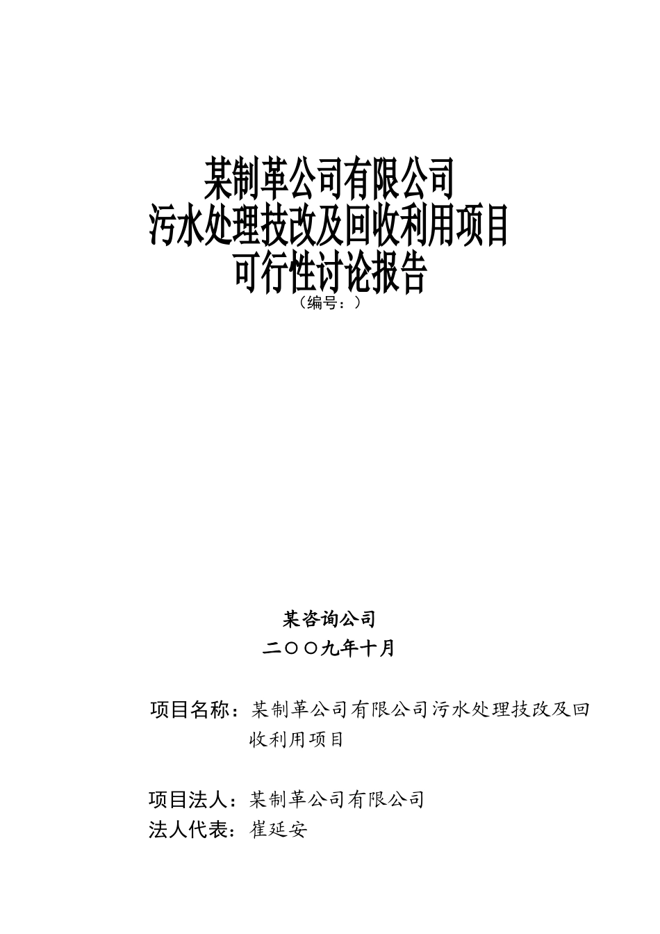 某制革公司有限公司污水处理技改及回收利用项目可行性研究报告_第2页