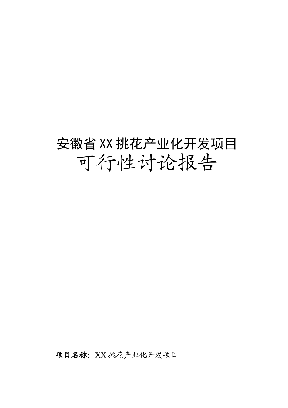 某挑花产业化开发项目可行性研究报告_第2页