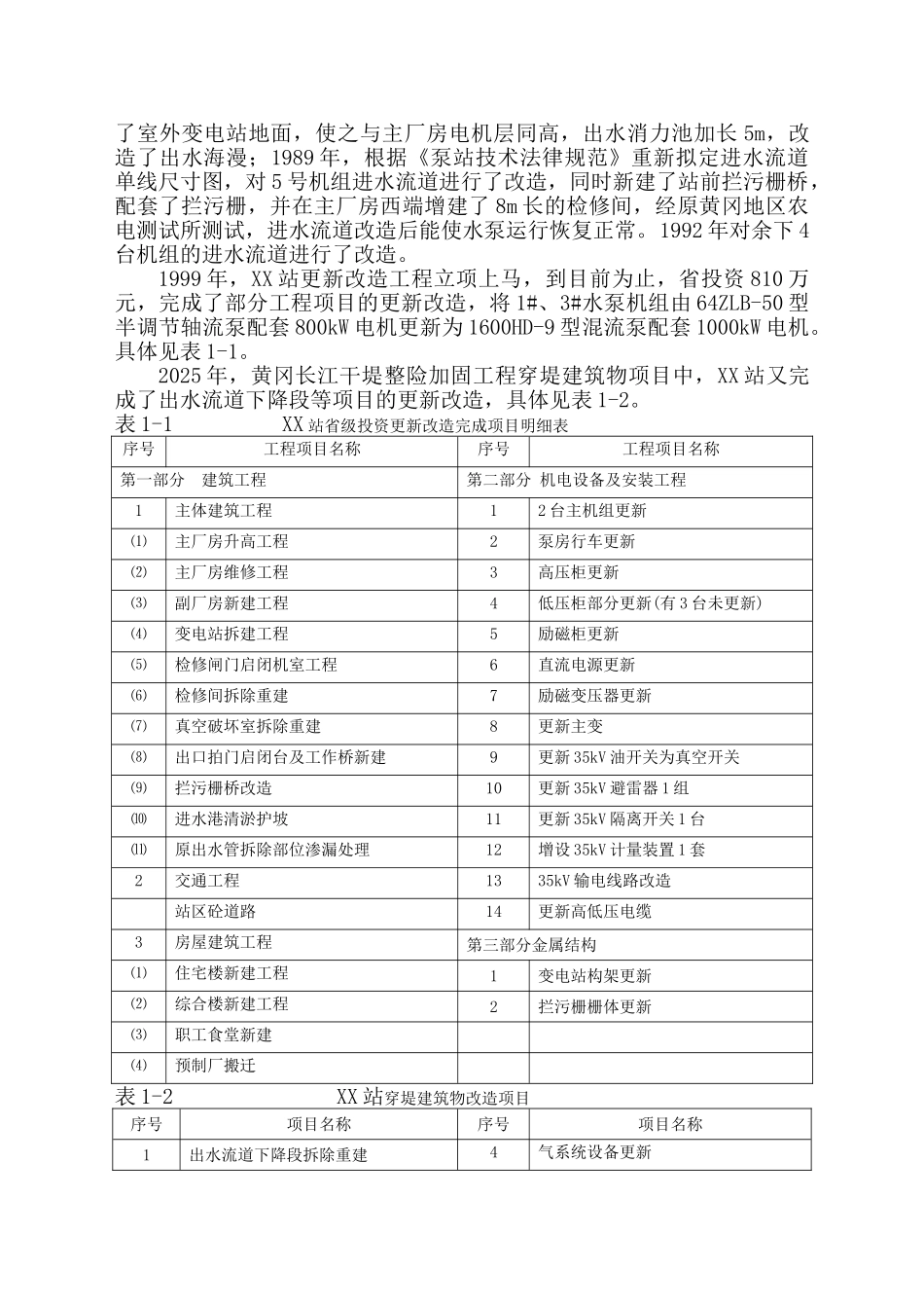 某排涝泵站更新工程初步设计说明书报告_第2页