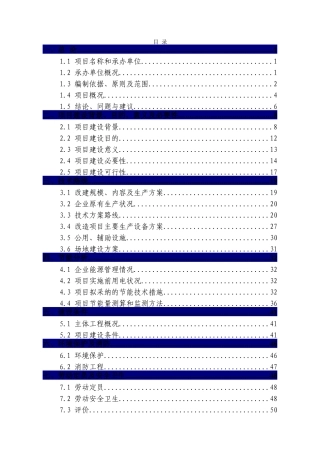 某某肉制品加工生产线技术改造项目可行性研究报告