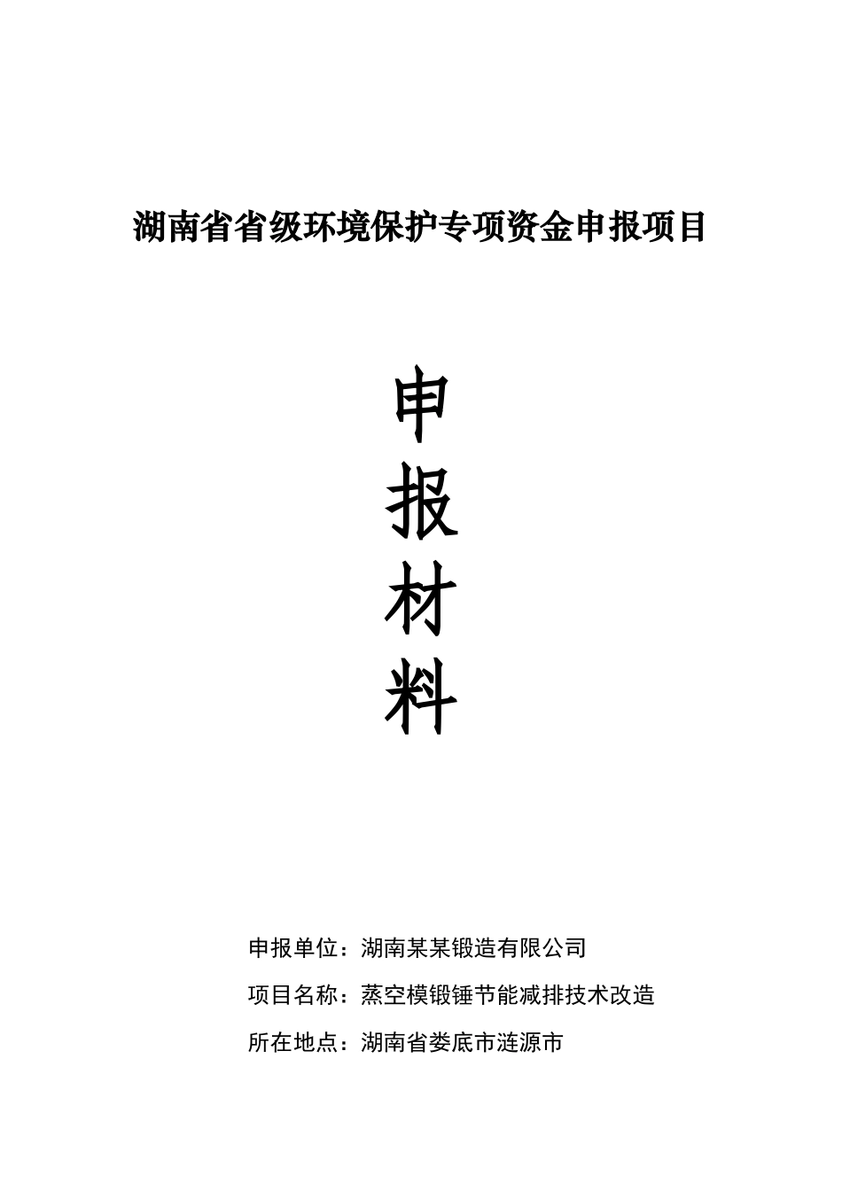 某锻造有限公司蒸空模锻锤节能减排技术改造项目可行性研究报告_第2页