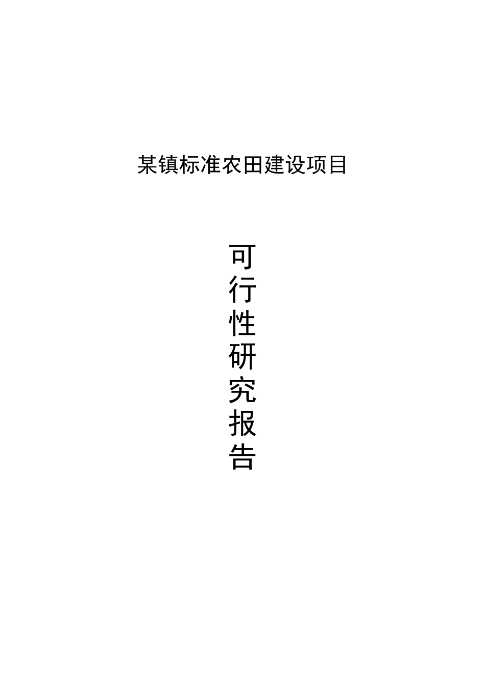 某镇标准农田建设项目可行性研究报告_第2页