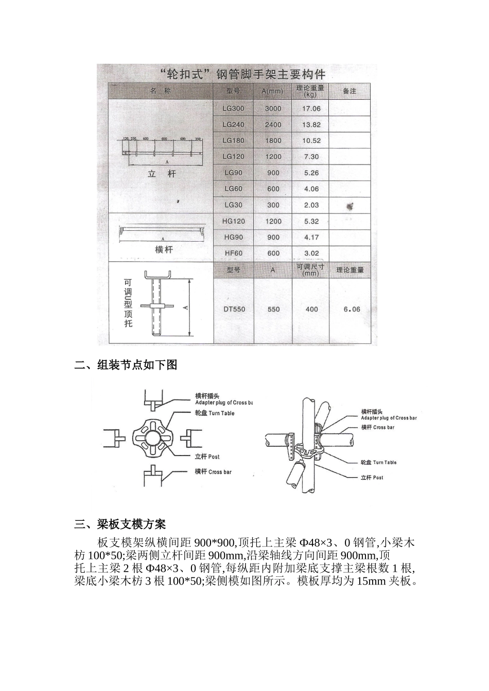 标准层轮扣式脚手架支模方案_第3页