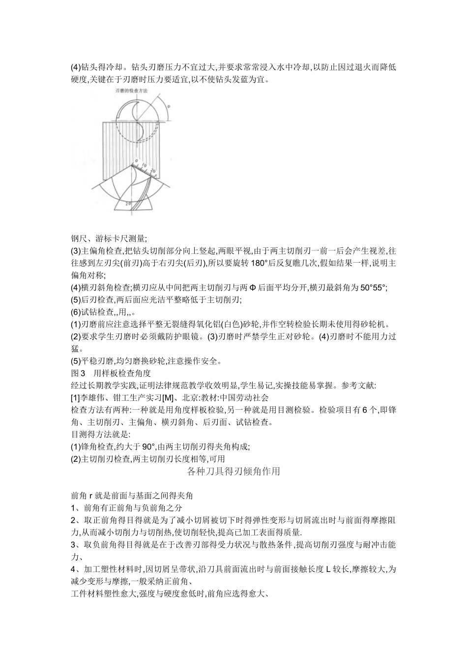 标准麻花钻头刃磨操作规范_第2页