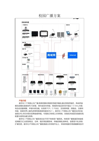 校园广播方案