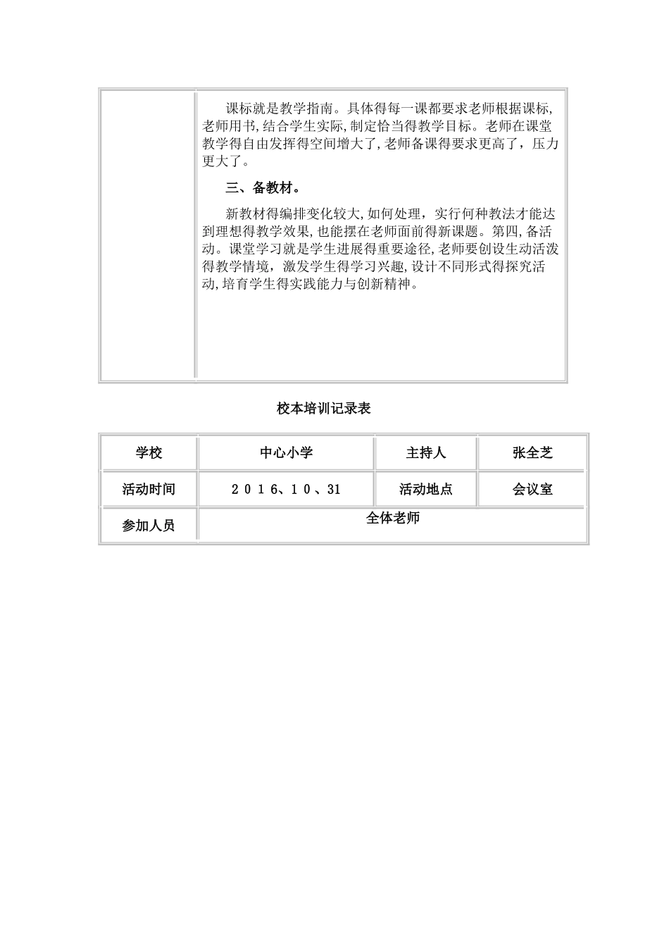 校本培训-教研活动记录_第3页