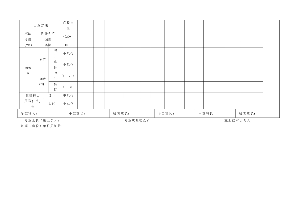 桩施工进度记录表_第2页