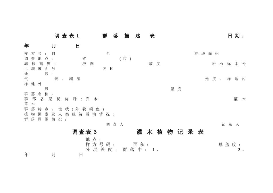 植物群落调查方法_第3页