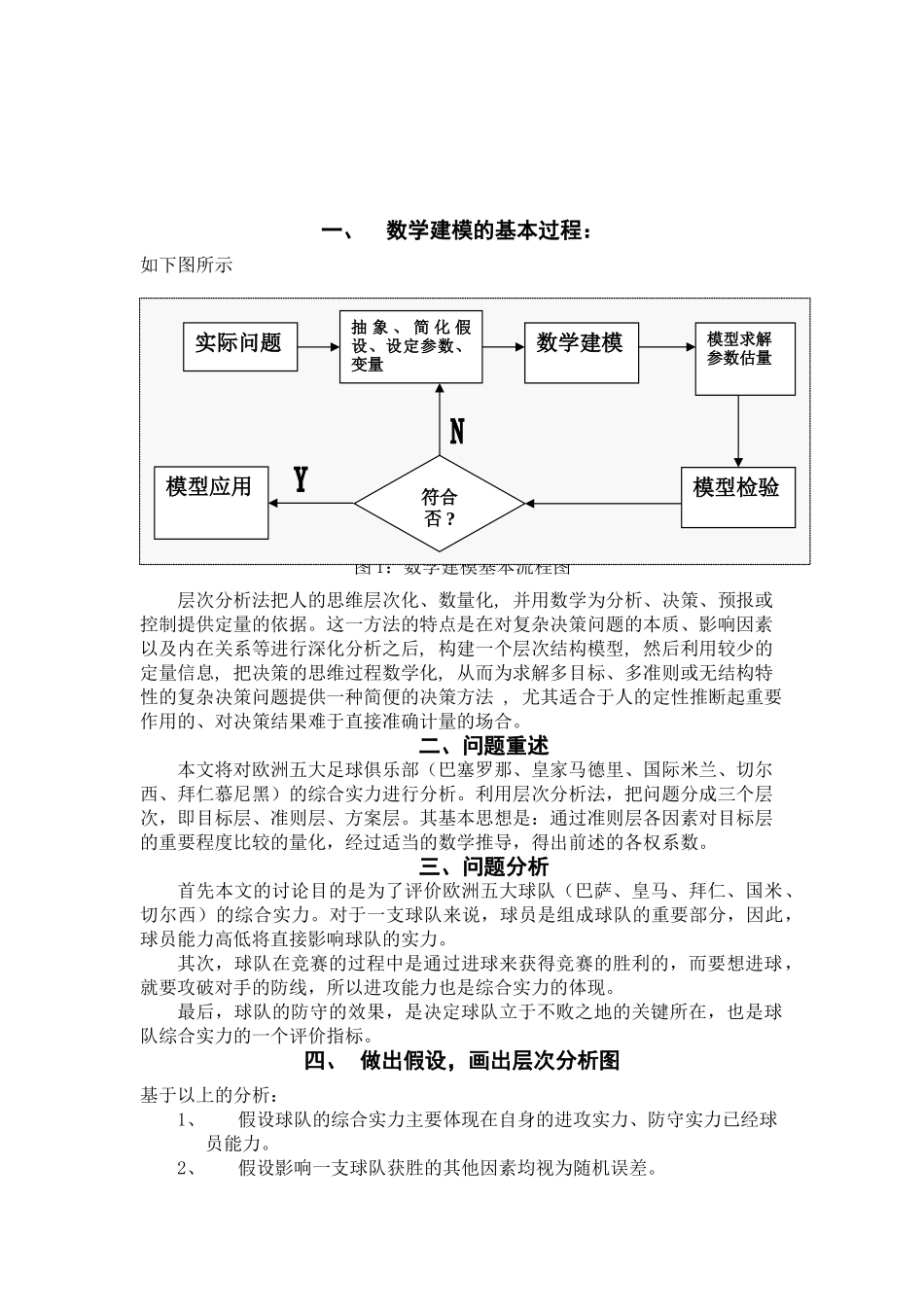 欧洲五大足球俱乐部的数学建模分析本科学位论文_第2页