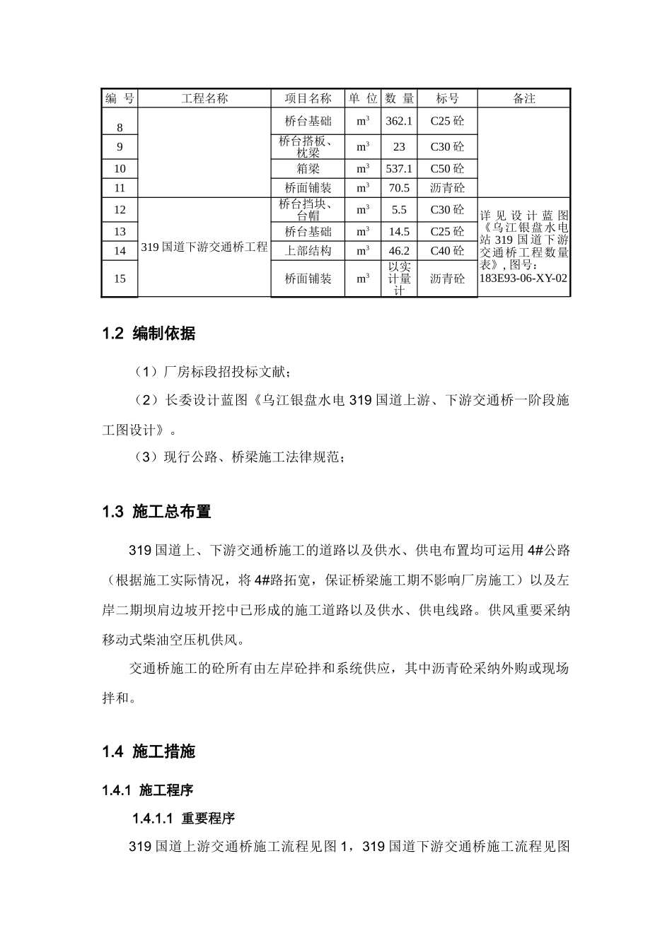 正稿国道上下游交通桥施工组织设计_第2页