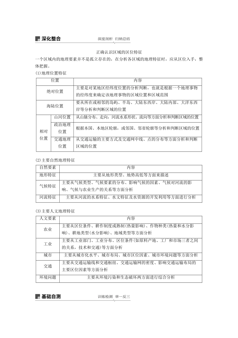 （全国通用）高考地理大一轮复习 第一章 第26讲 地理环境对区域发展的影响学案 新人教版必修3-新人教版高三必修3地理学案_第2页