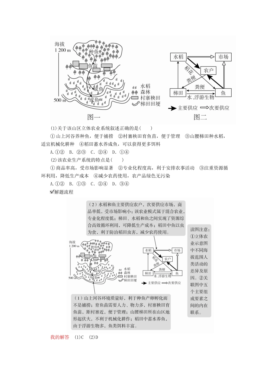 （全国通用）高考地理二轮复习 第二篇 方法与技能 专题二 地理图表攻略 图表二 地理图表判读技能教学案-人教版高三全册地理教学案_第3页