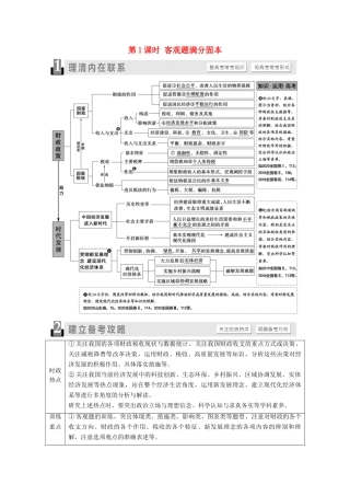 （山东专用）2021高考政治二轮复习 第1部分 专题整合突破4 财税政策与时代发展 第1课时 客观题满分固本学案-人教版高三全册政治学案