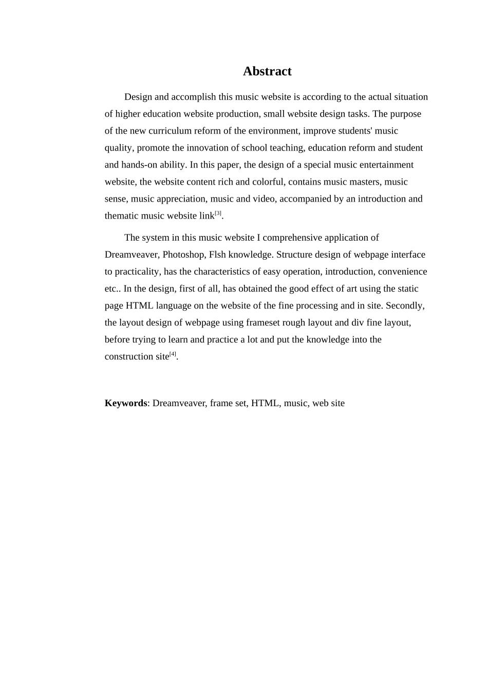 毕业设计-音乐网站的设计与实现_第3页