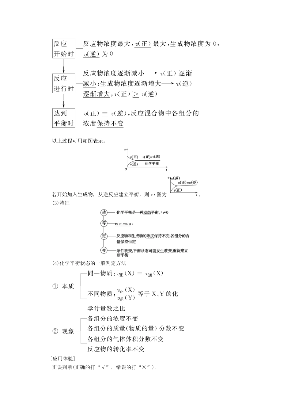 （全国通用）高考化学一轮复习 第7章 化学反应速率和化学平衡 第2节 化学平衡状态和平衡移动学案-人教版高三全册化学学案_第2页