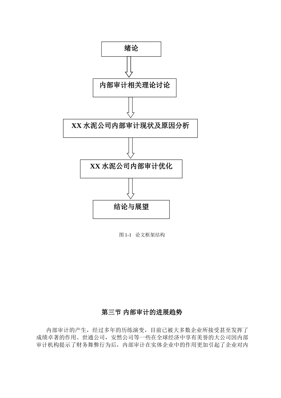 水泥公司内部审计问题研究本科学位论文_第3页