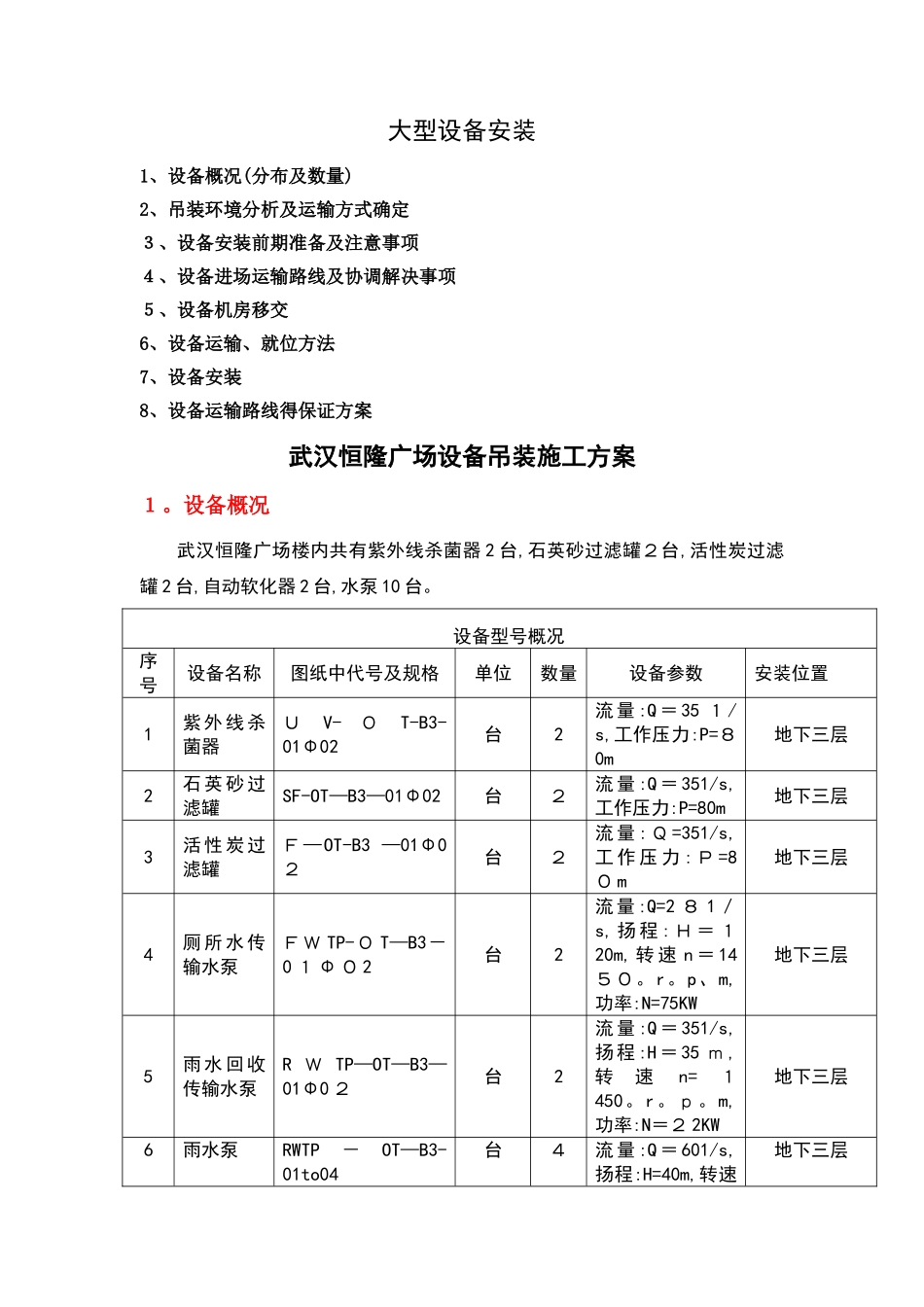 水泵运输方案_第1页