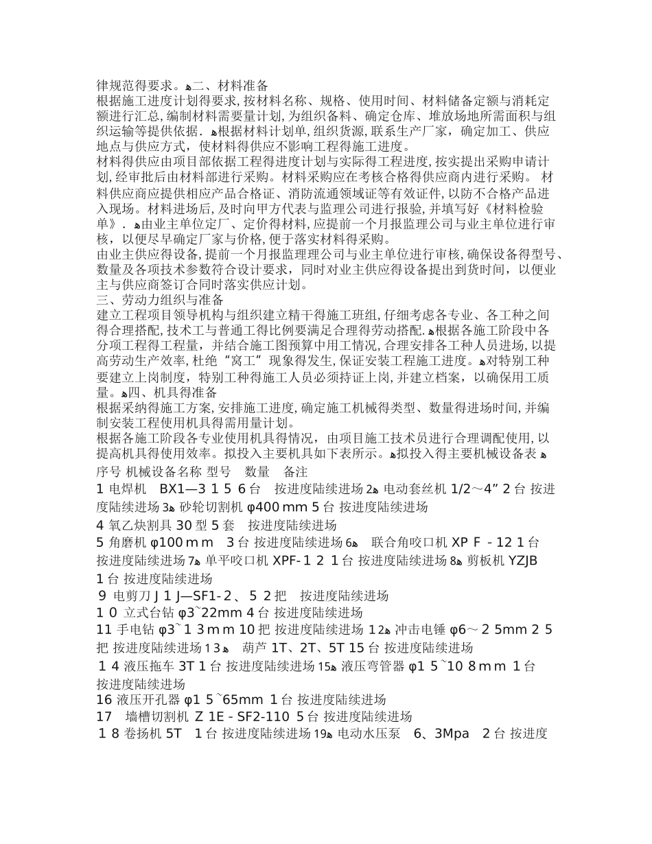 水电安装工程施工方案_第3页