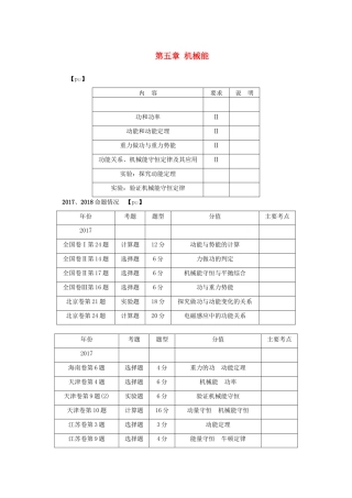 （名师导学）高考物理总复习 第五章 第1节 功和功率教学案 新人教版-新人教版高三全册物理教学案