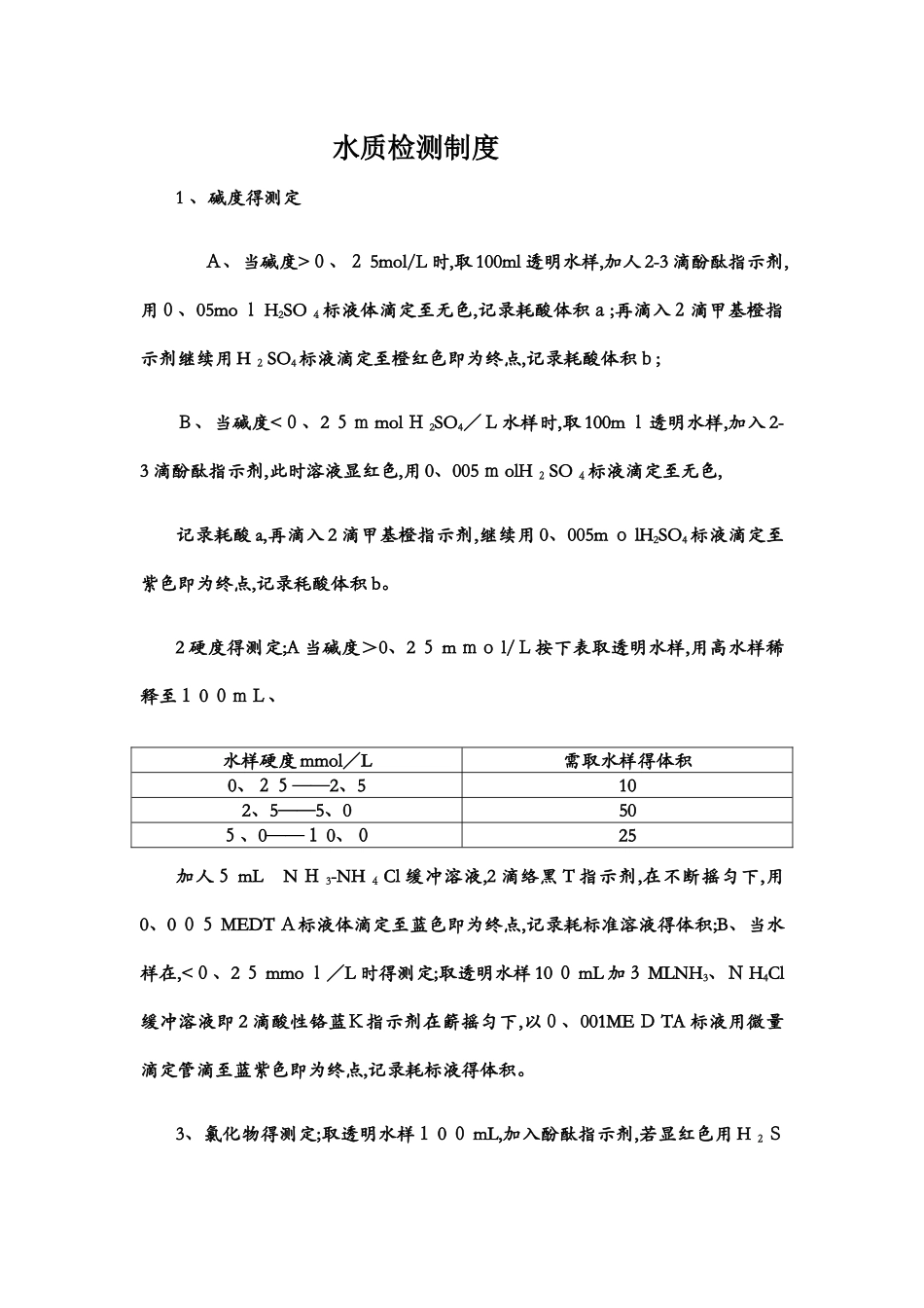 水质检测制度_第1页