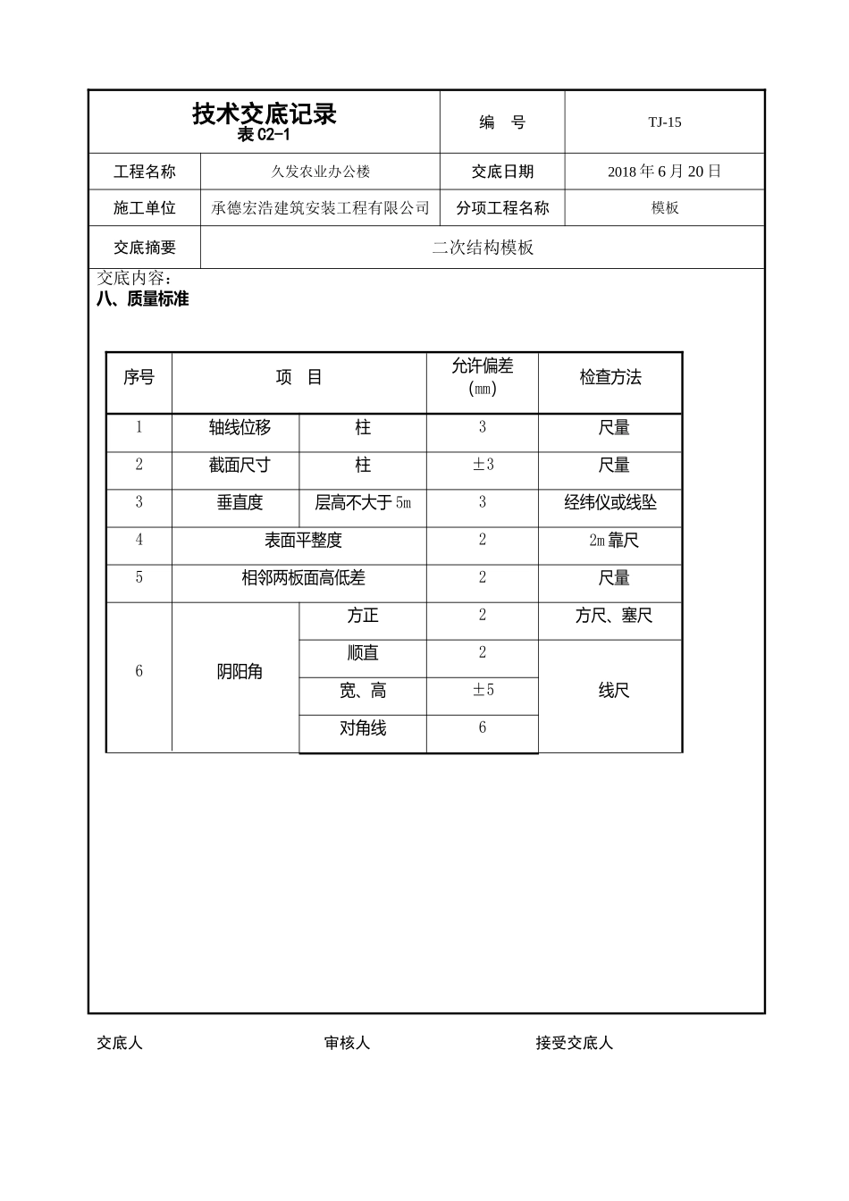 农业办公楼二次结构技术交底资料_第3页