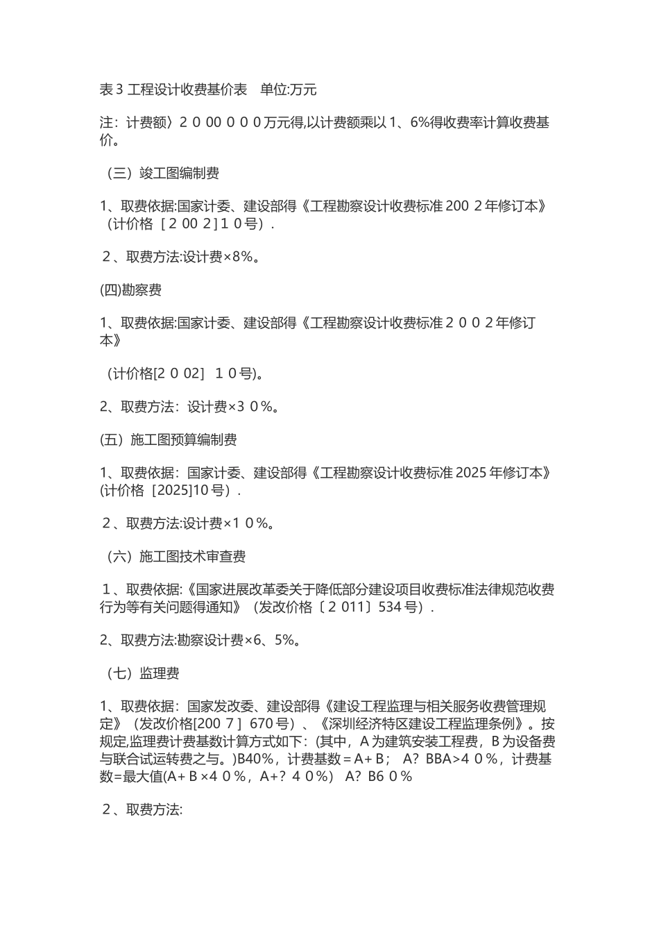 污水处理设计取费标准 _第2页