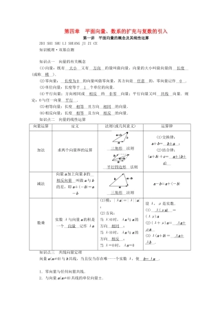 （山东专用）版高考数学一轮复习 第四章 平面向量、数系的扩充与复数的引入 第一讲 平面向量的概念及其线性运算学案（含解析）-人教版高三全册数学学案