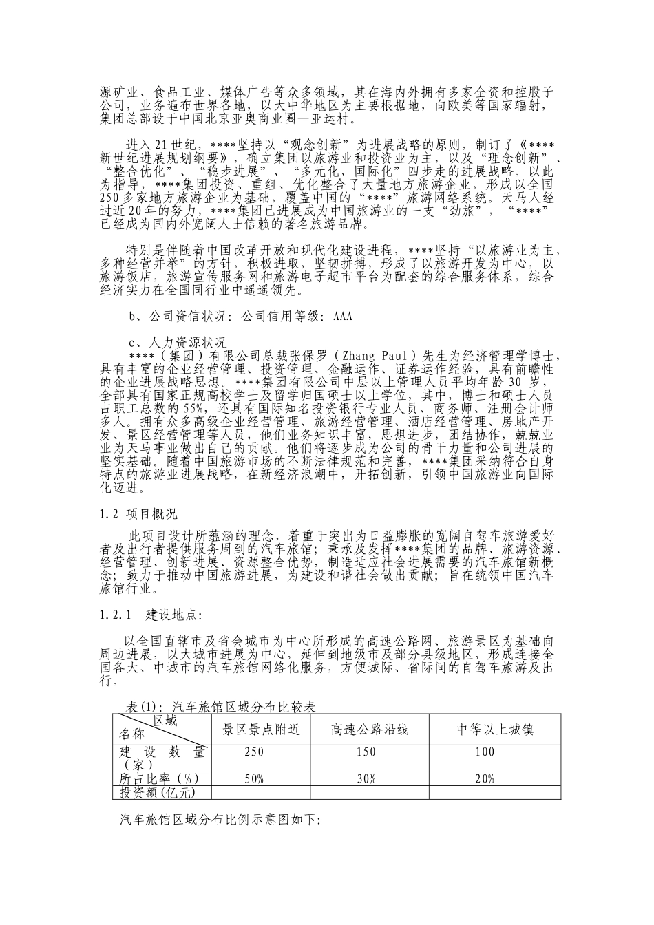 汽车旅馆项目可行性研究报告_第3页