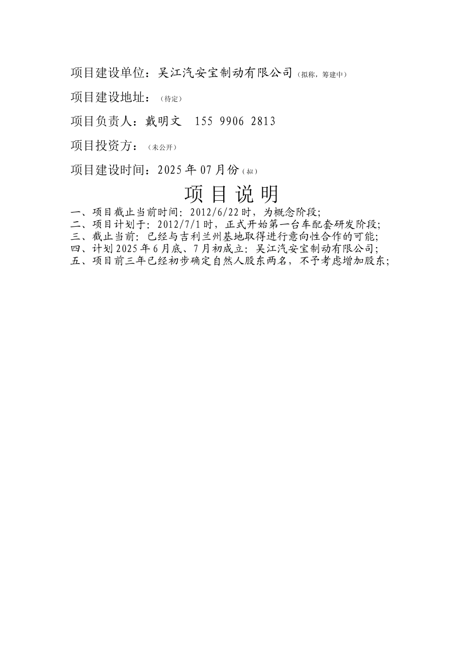 汽车爬坡式应急制动系统商业计划书_第2页
