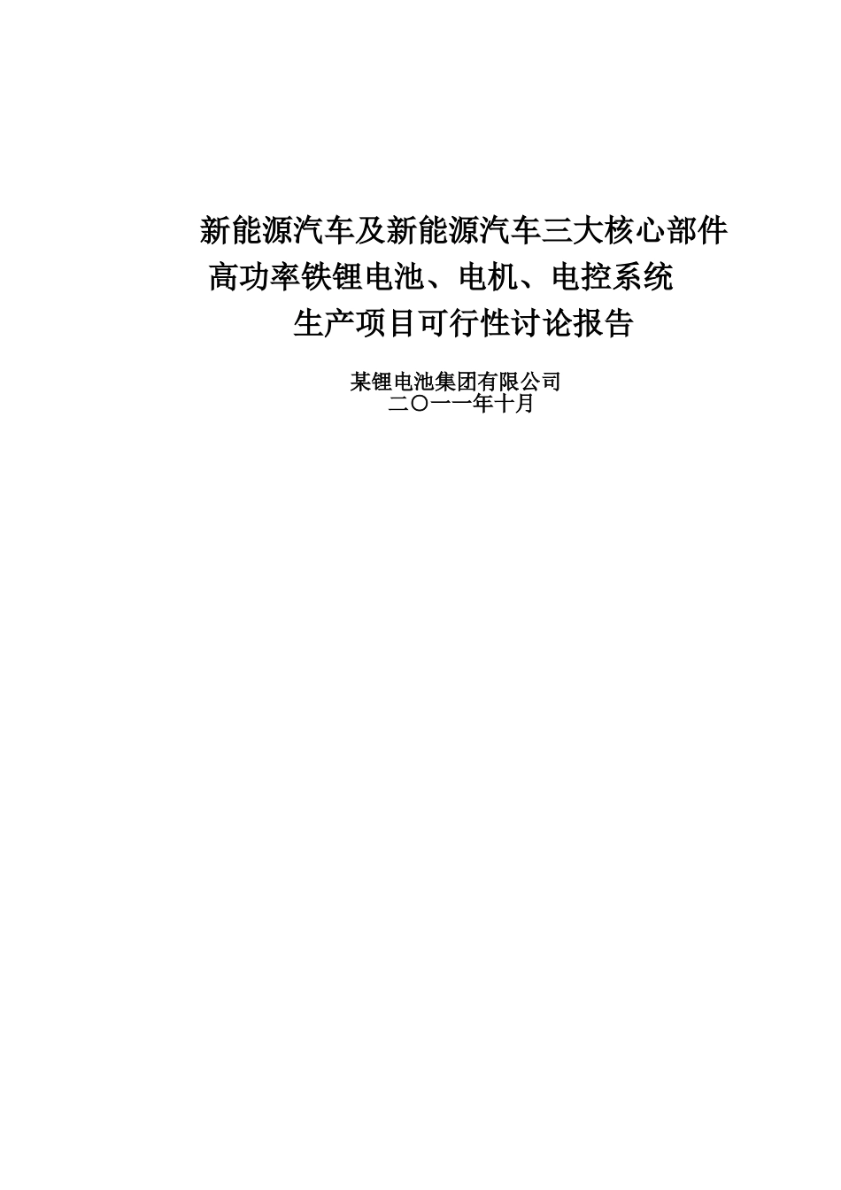 汽车锂电池项目可行性研究报告_第2页