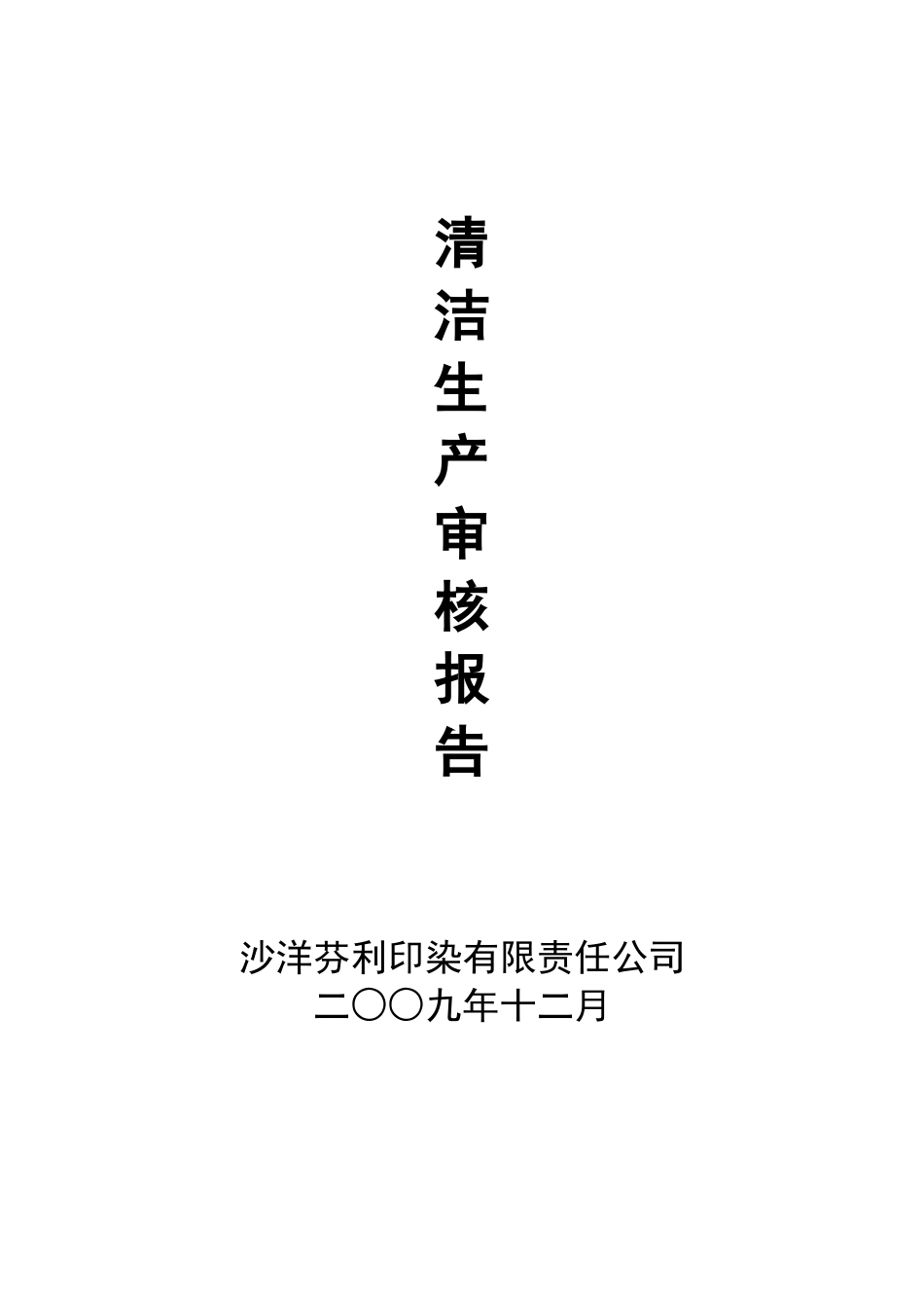 沙洋清洁生产审核报告_第2页