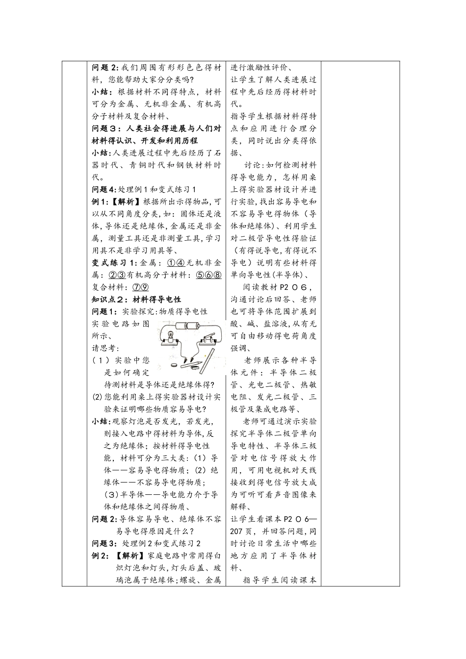 沪科版物理九年级第20章第三节 材料的开发和利用 教案_第2页