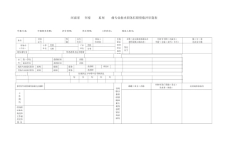 河南省年度系列级专业技术职务任职资格评审简表