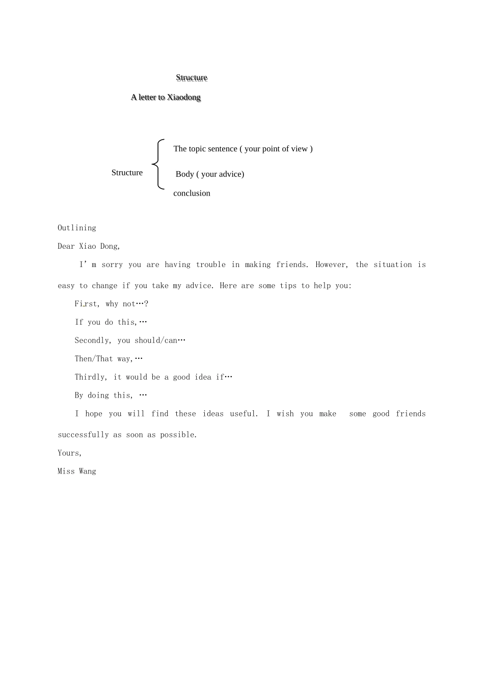 （同步复习精讲辅导）北京市2014-2015学年高中英语 Unit1 Friendship（三）讲义 新人教版必修1_第3页