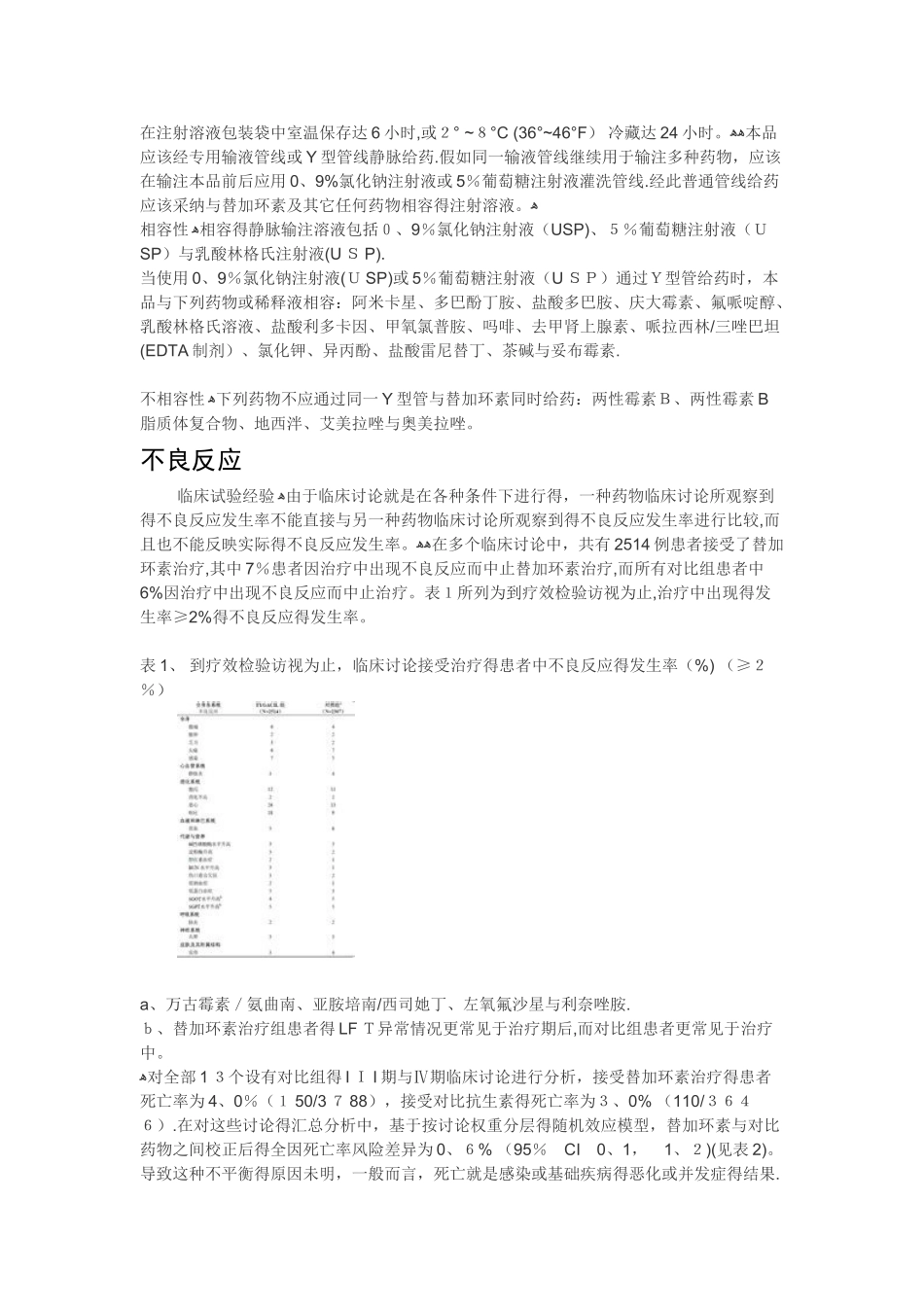 注射用替加环素说明书_第3页