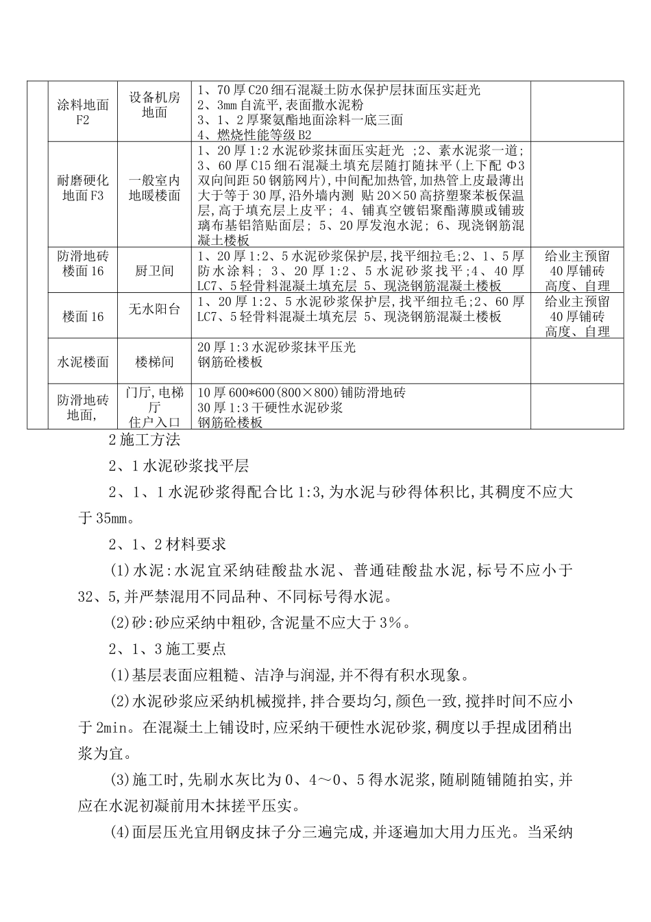 洁净厂房地面施工方案_第2页