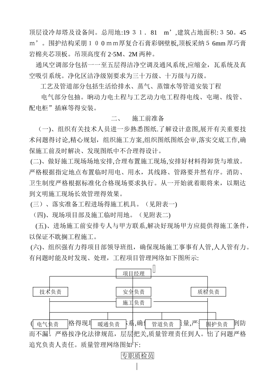洁净室施工组织设计方案_第3页