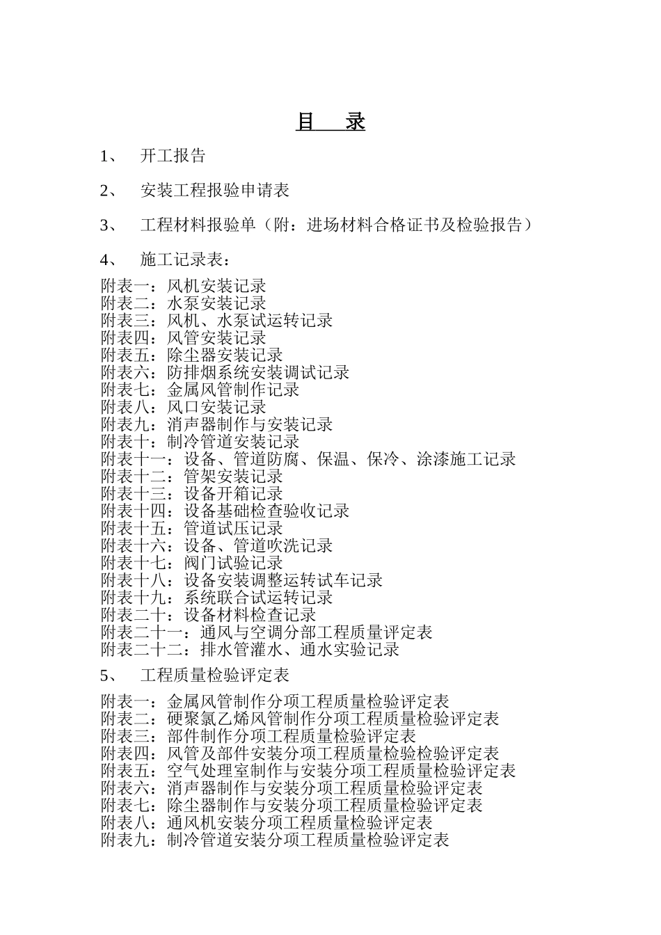 洁净室建设施工验收表格_第2页