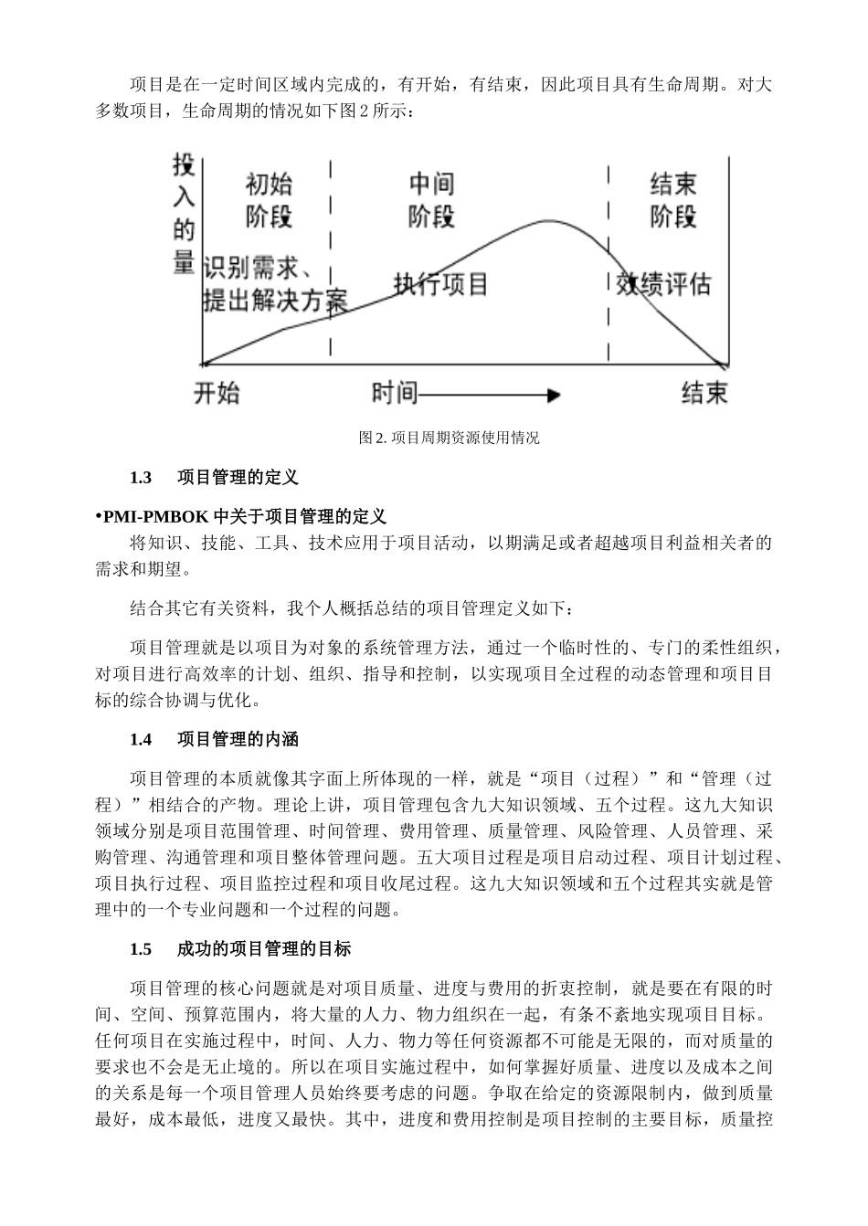 浅谈项目立项管理本科学位论文_第3页