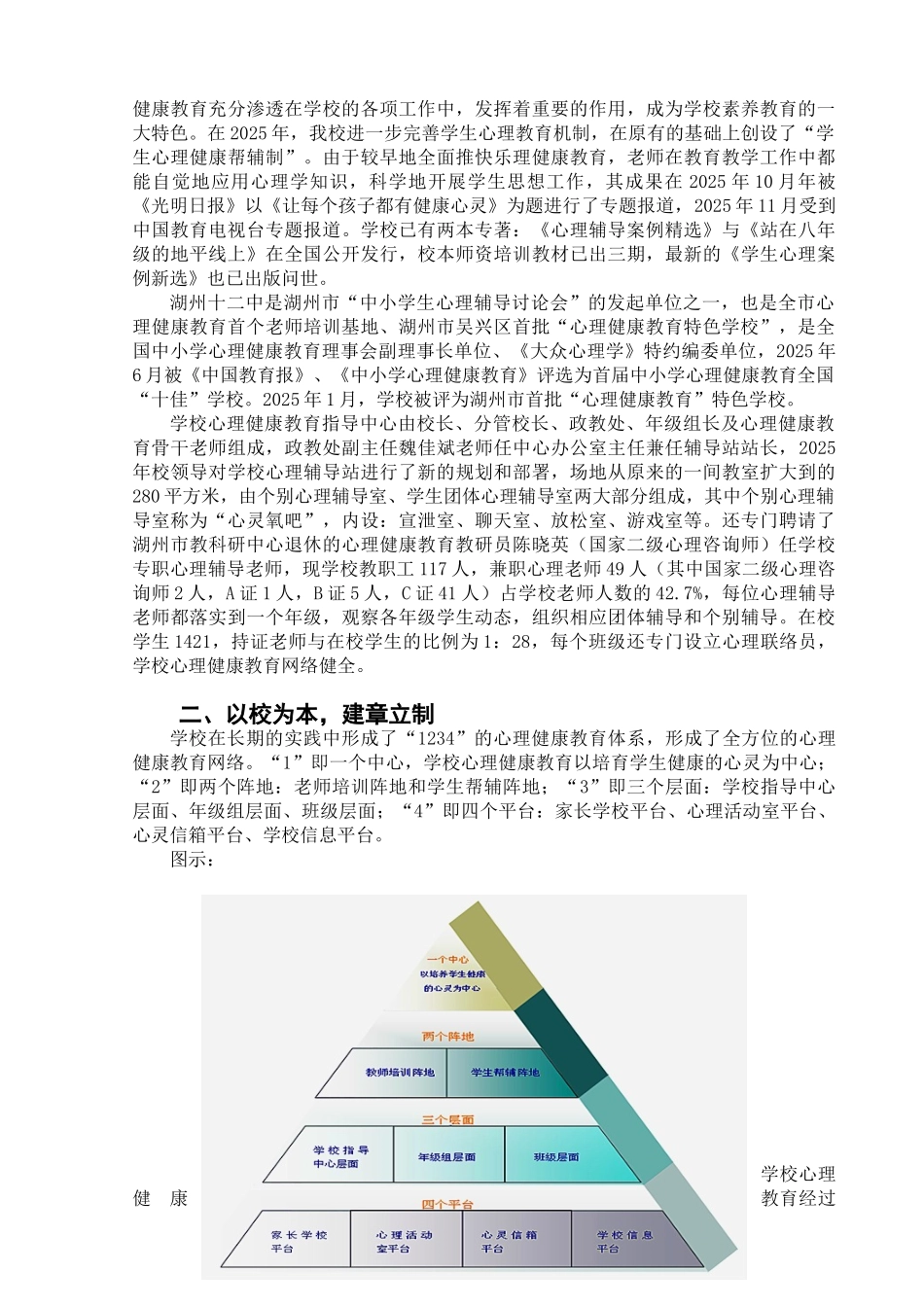 浙江省中小学心理辅导等级站评估自评报告第一部分_第2页