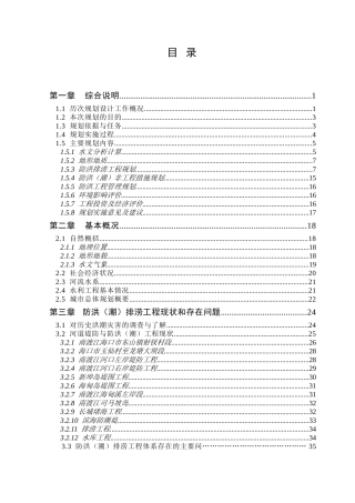 海口市防洪规划报告