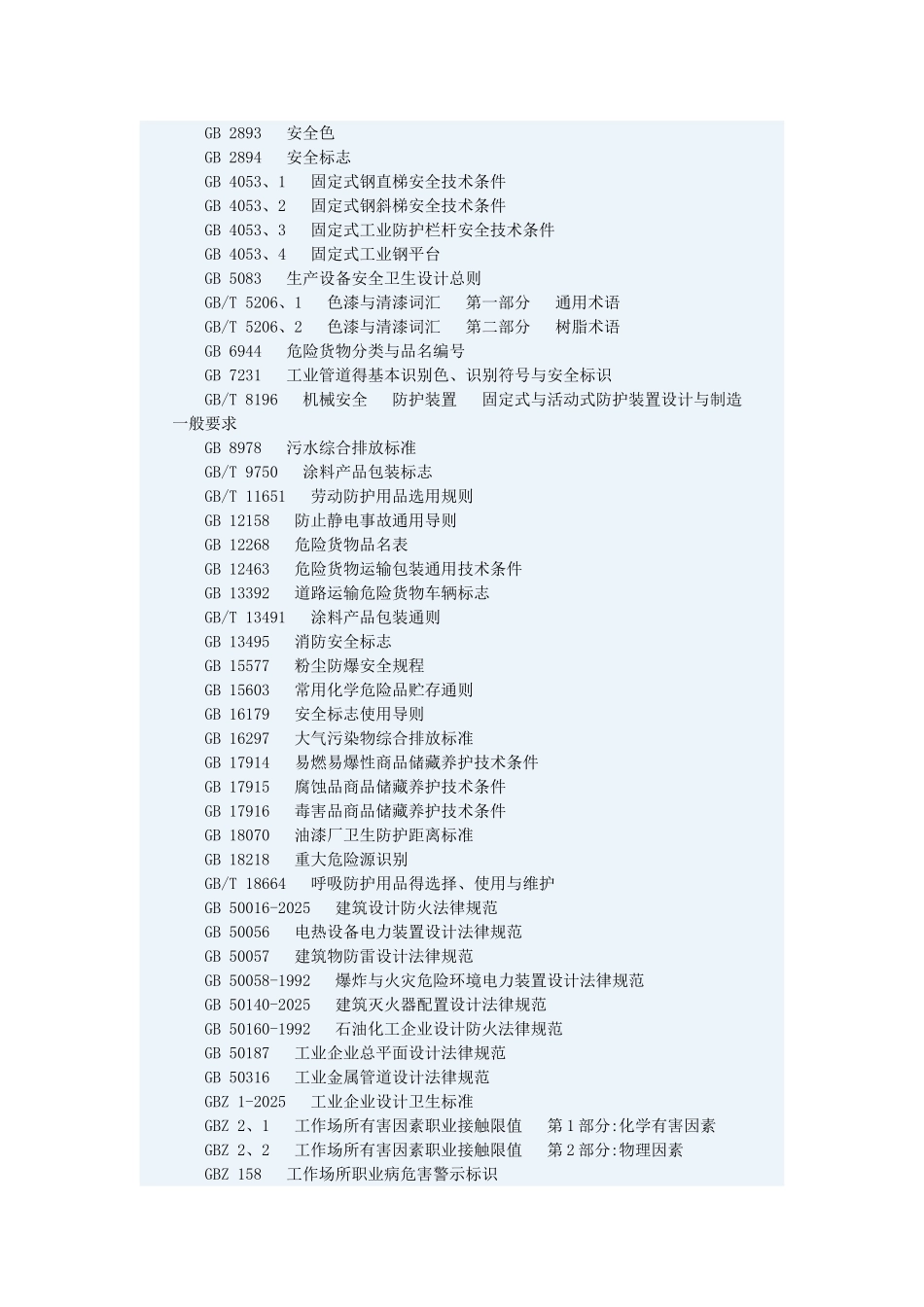 涂料生产企业安全技术规程_第3页