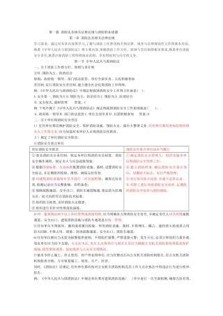 消防法及相关法律法规与消防职业道德