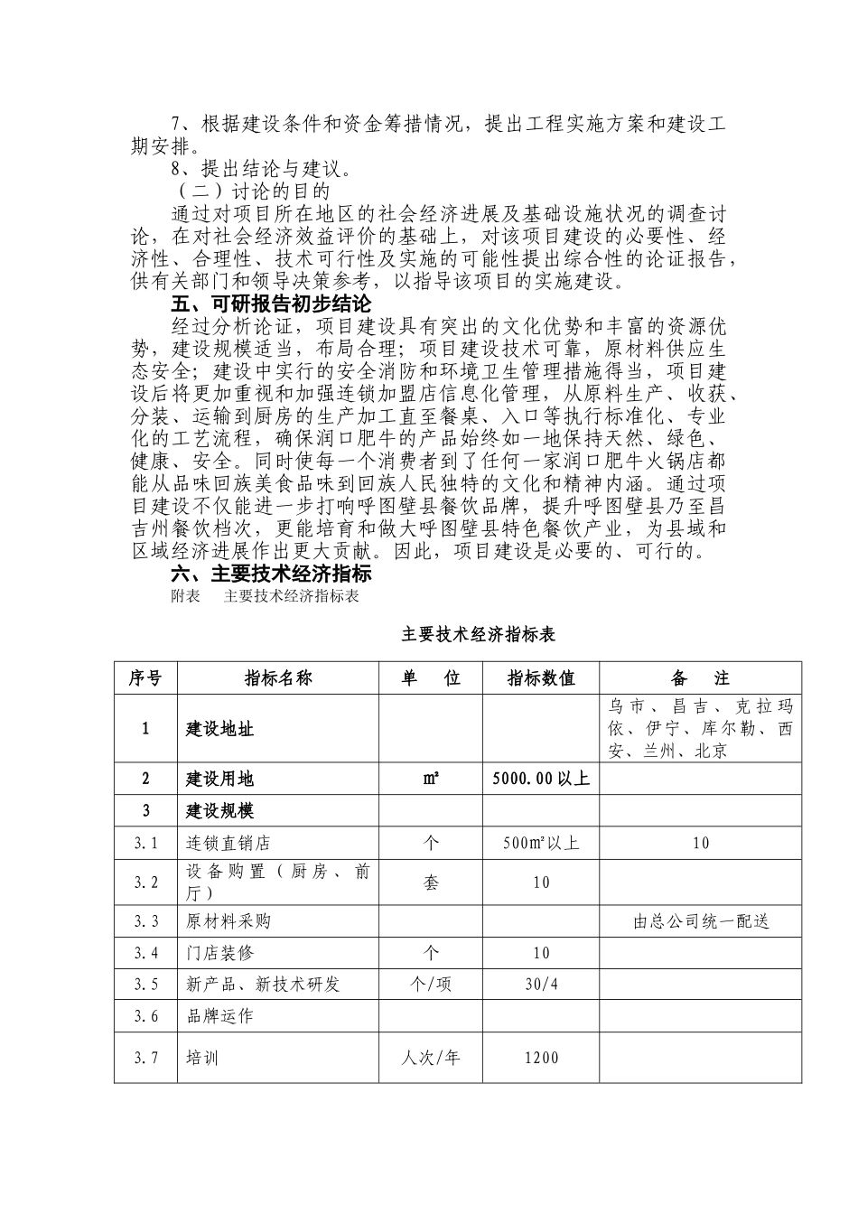 润口肥牛火锅店连锁经营项目可行性研究报告_第3页