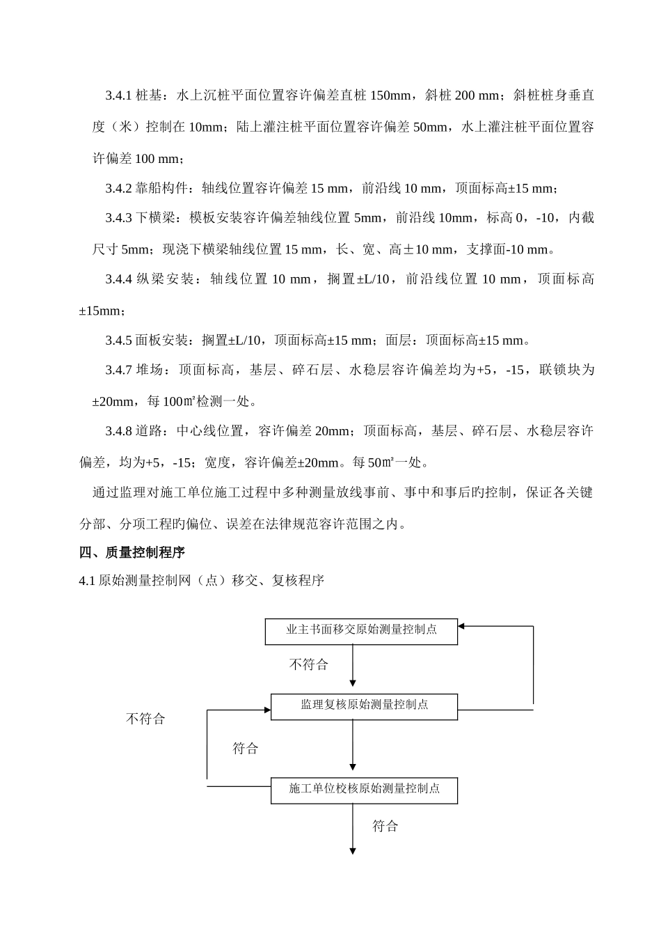 港区码头工程施工测量监理实施细则_第3页