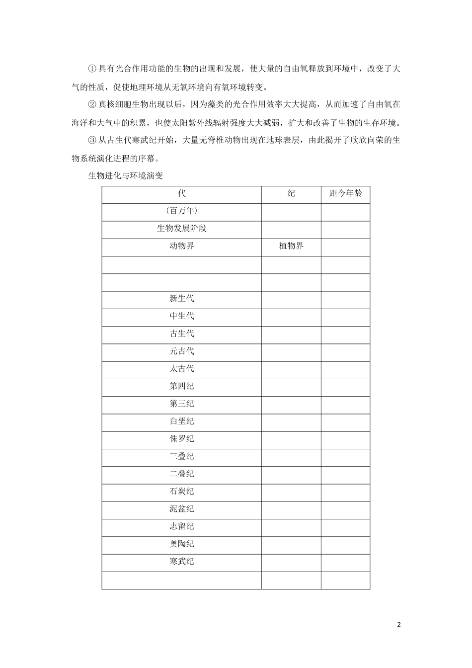 （新课标）高考地理一轮总复习 第四章 自然环境的整体性和差异性 第一讲 自然地理要素变化与环境变迁、自然地理环境的整体性教学案-人教版高三全册地理教学案_第2页
