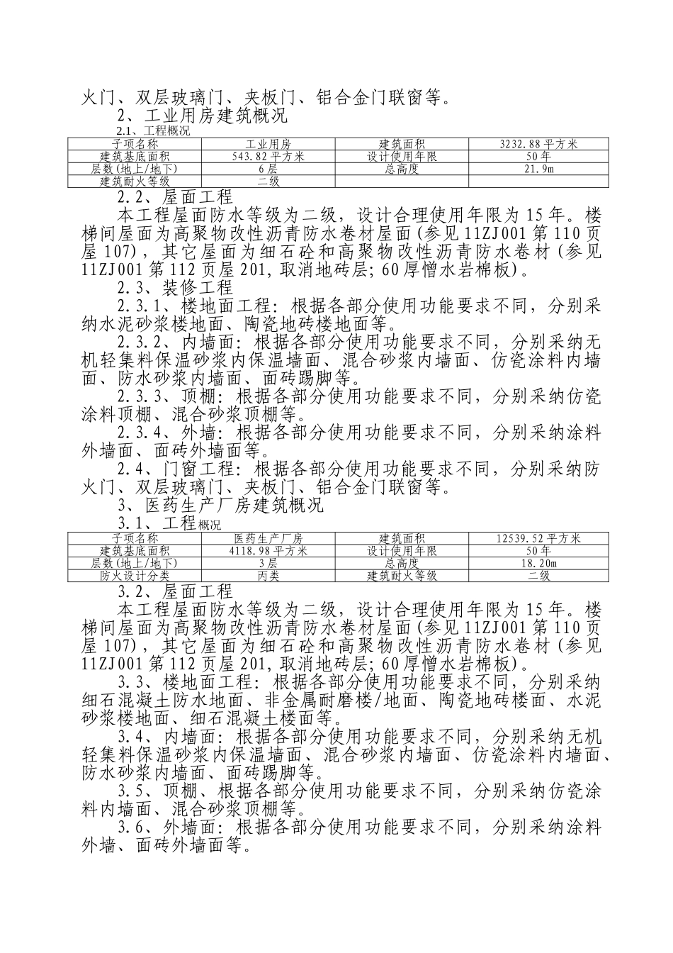 湖南鑫和医药园施工项目施工组织设计厂房建设大学毕设论文_第3页