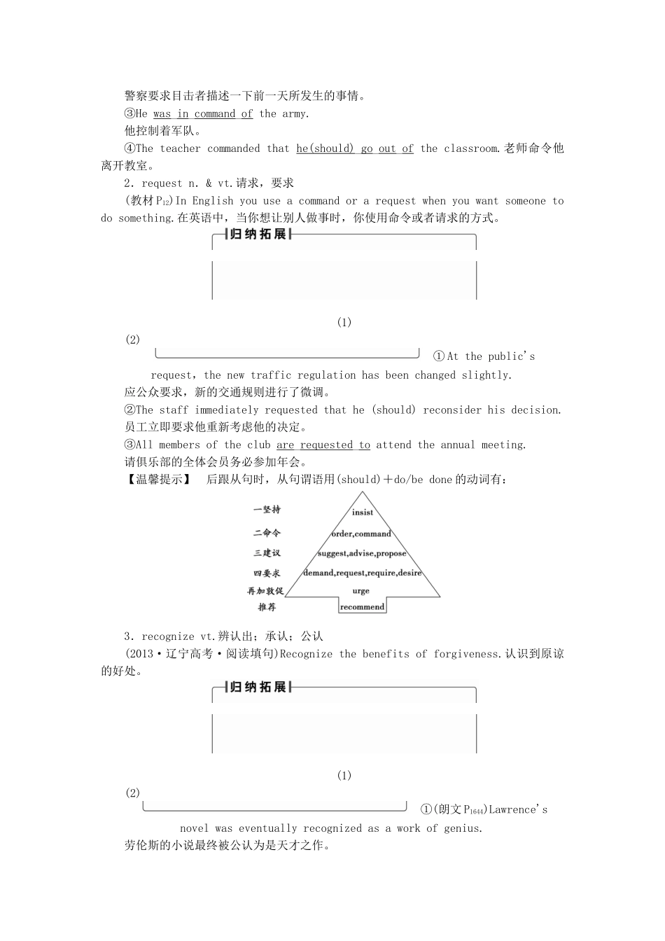 （新课标）高考英语一轮复习 Unit2 English around the world基础知识导学案人教版必修1-人教版高三必修1英语学案_第3页