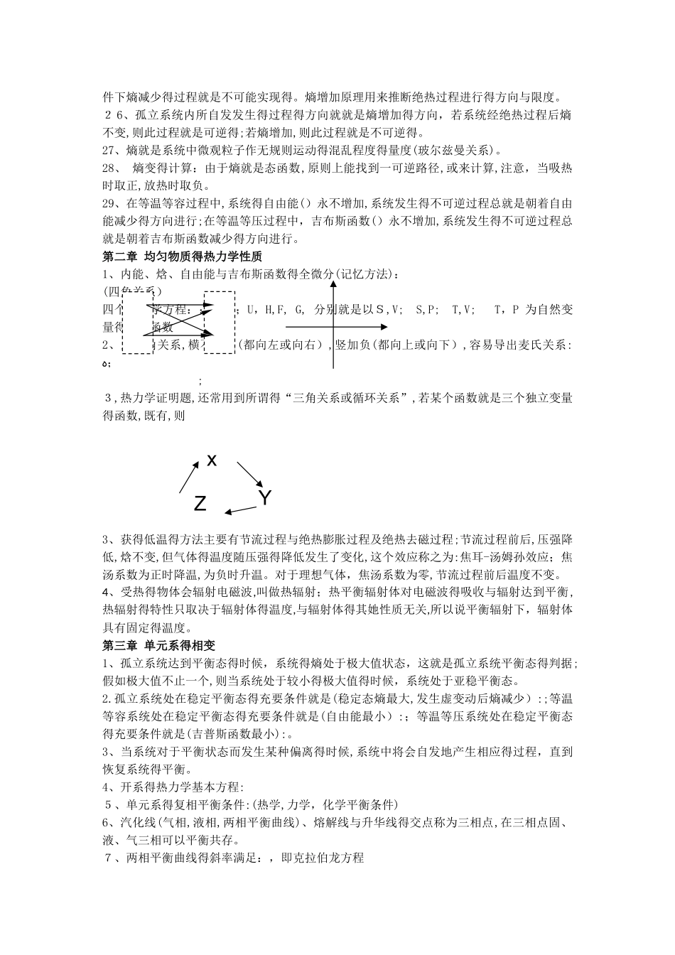热力学与统计物理复习总结级相关试题_第3页
